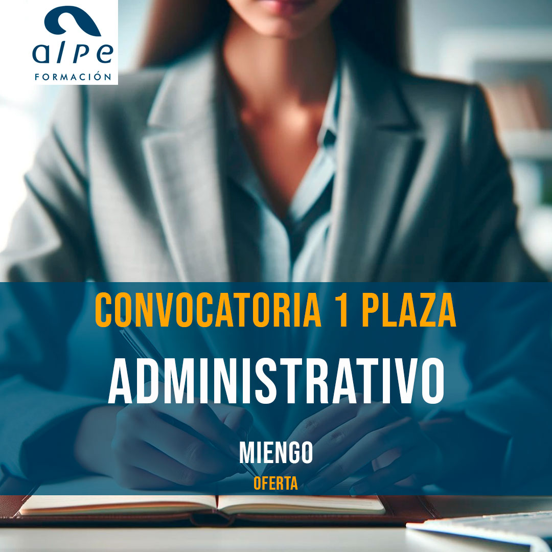 1 plaza administrativo Miengo