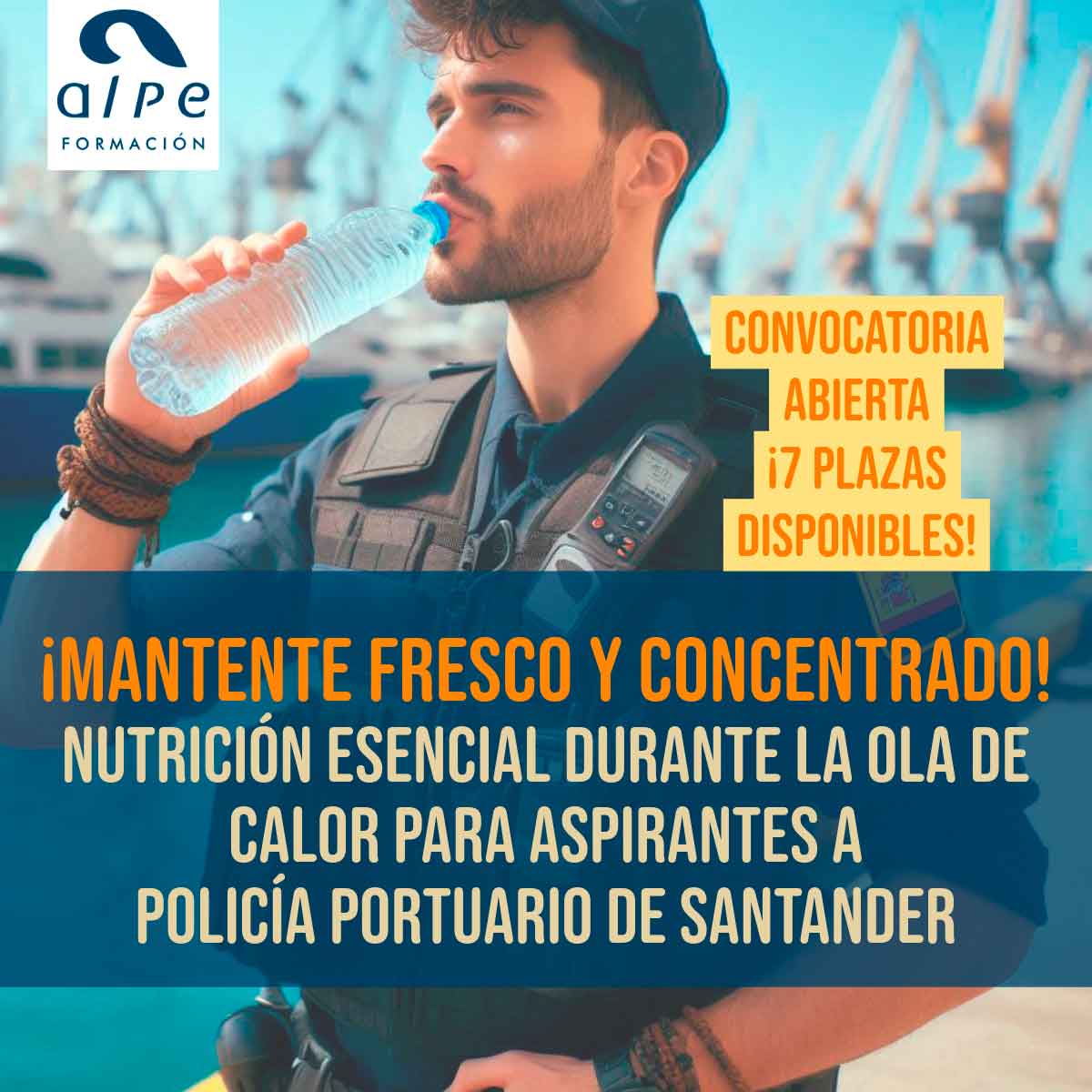 OLA CALOR POLICIA PORTUARIA